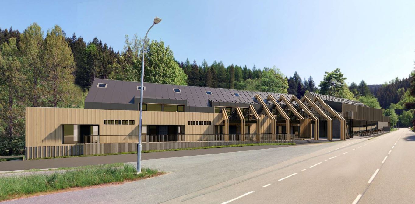Apartmány Deštné — vizualizace projektu